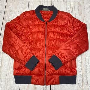Athleta Women's Red Goose Down Puffer Jacket XL